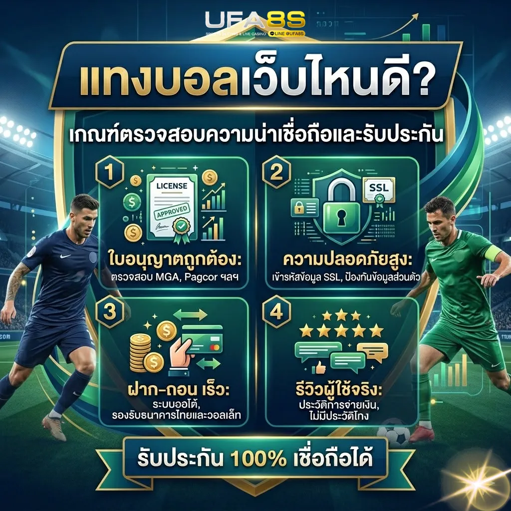 แทงบอลเว็บไหนดี