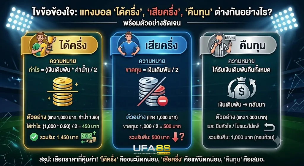 ได้ครึ่ง เสียครึ่ง คืนทุน